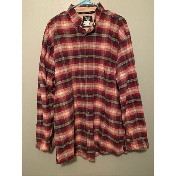 Twenty X Plaid Button Up Long Sleeve Western Shirt Size XL - Picture 1 of 6